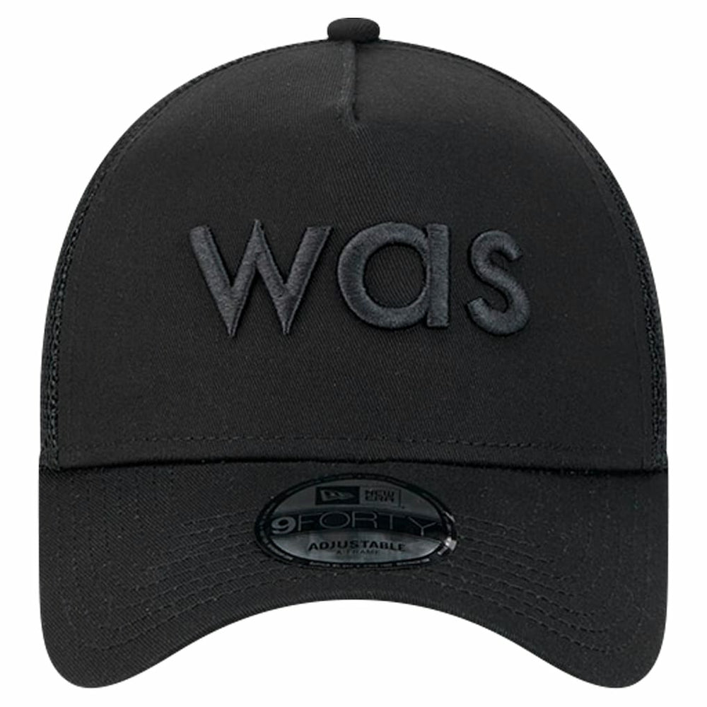 Washington Commanders New Era Domain 9FORTY A-Frame Trucker Adjustable Hat Black | NFL