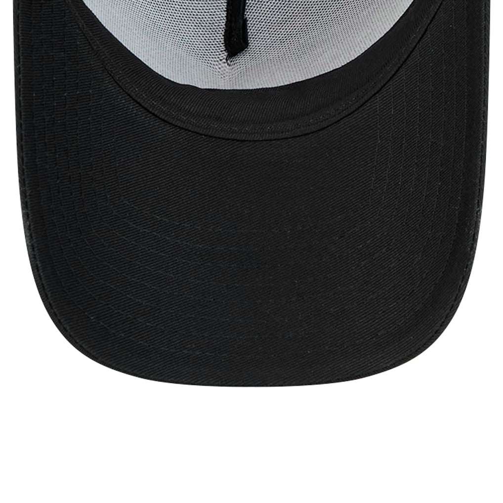 Kansas City Chiefs New Era Domain 9FORTY A-Frame Trucker Adjustable Hat Black | NFL