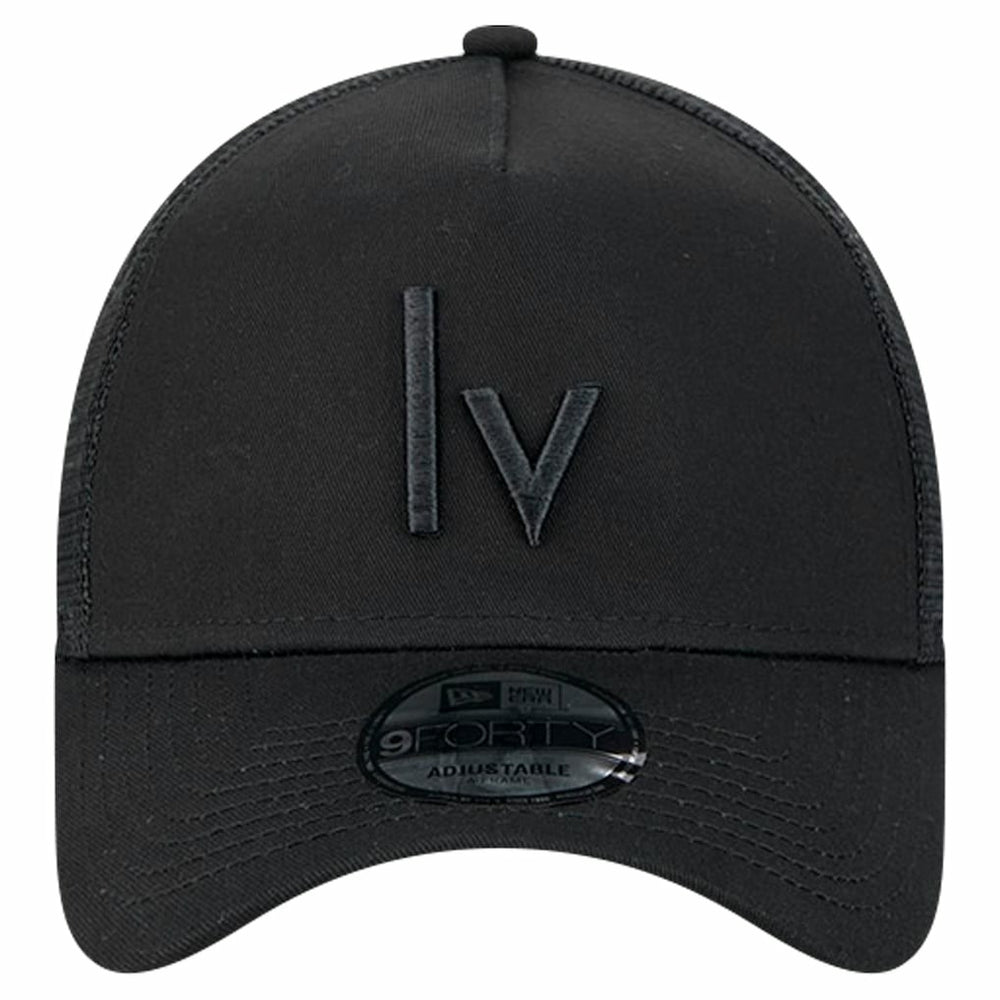 Las Vegas Raiders New Era Domain 9FORTY A-Frame Trucker Adjustable Hat Black | NFL
