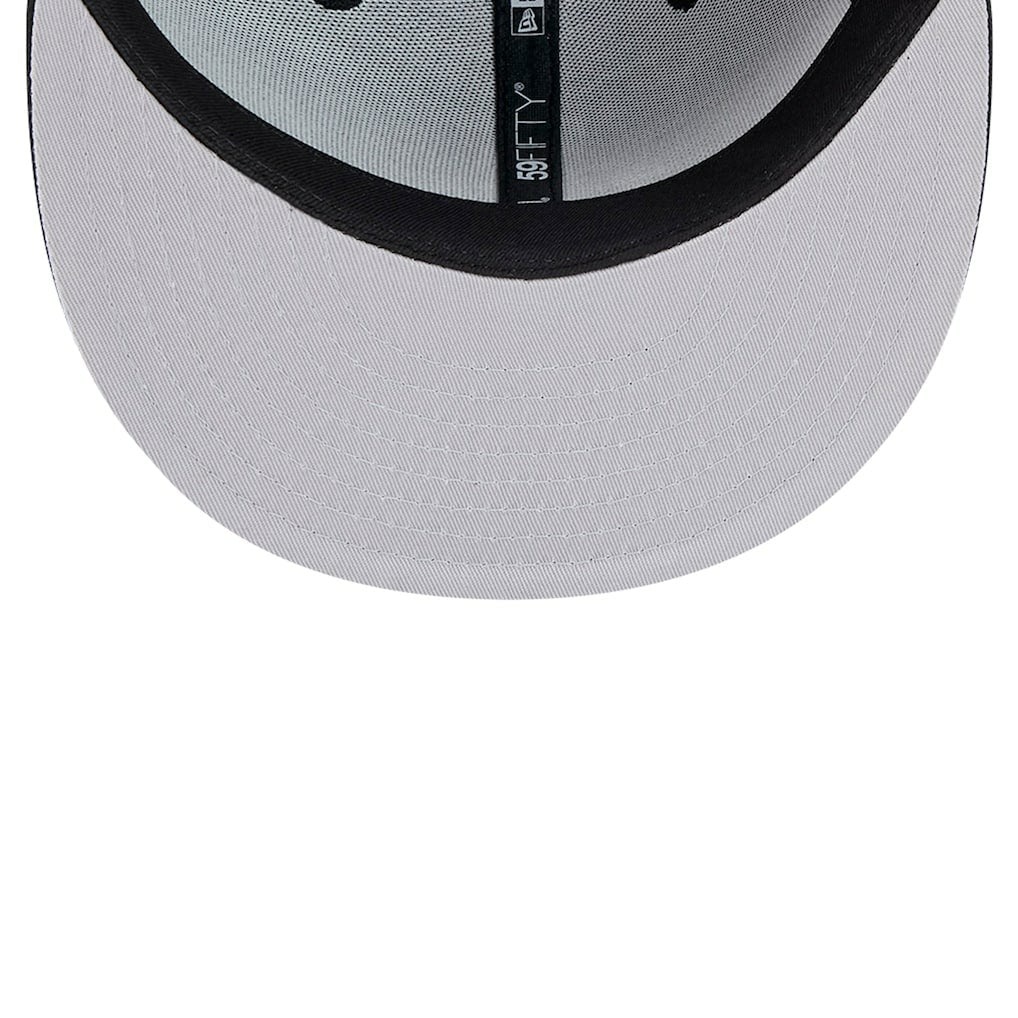 Detroit Lions New Era Omaha Throwback 59FIFTY Fitted Hat Black | NFL