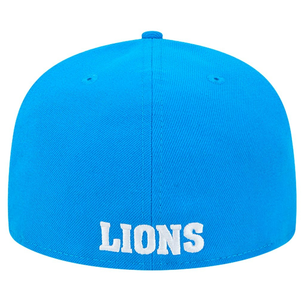 Detroit Lions New Era Omaha Throwback 59FIFTY Fitted Hat Blue | NFL