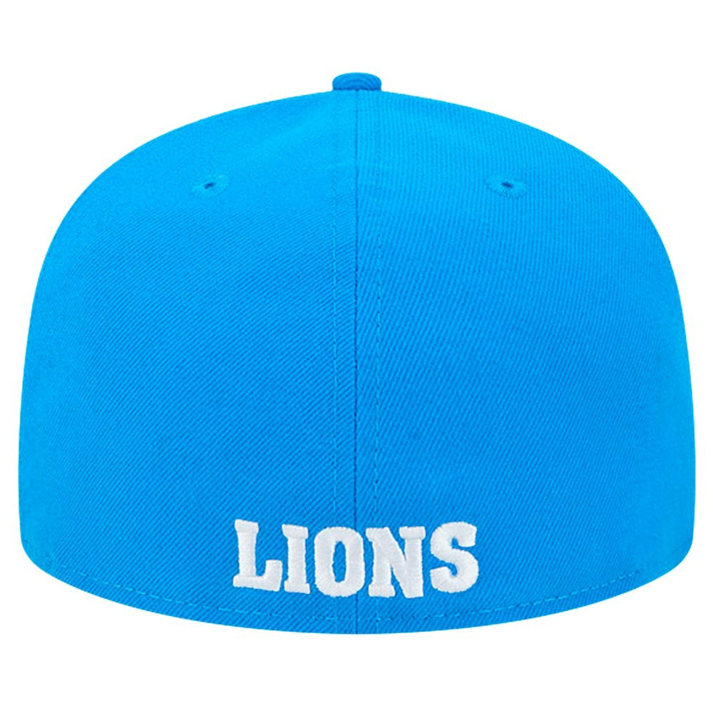 Detroit Lions New Era Omaha Throwback 59FIFTY Fitted Hat Blue | NFL
