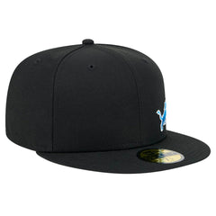 Detroit Lions New Era Flawless 59FIFTY Fitted Hat Black | NFL