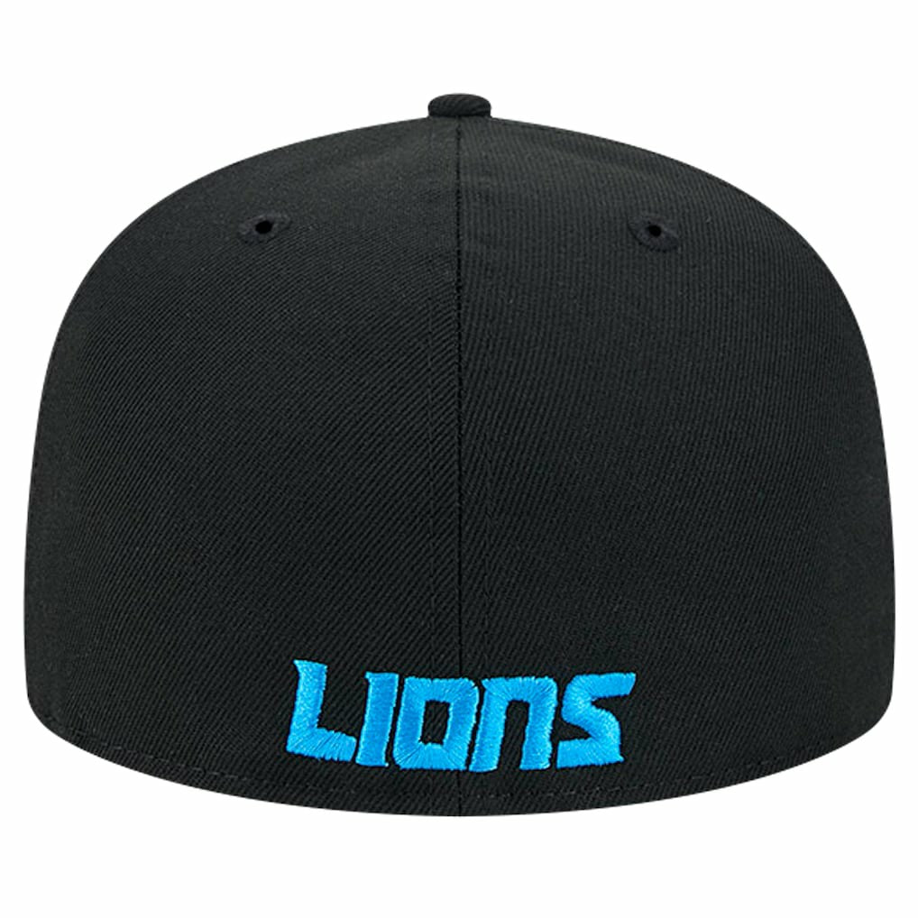 Detroit Lions New Era Flawless 59FIFTY Fitted Hat Black | NFL