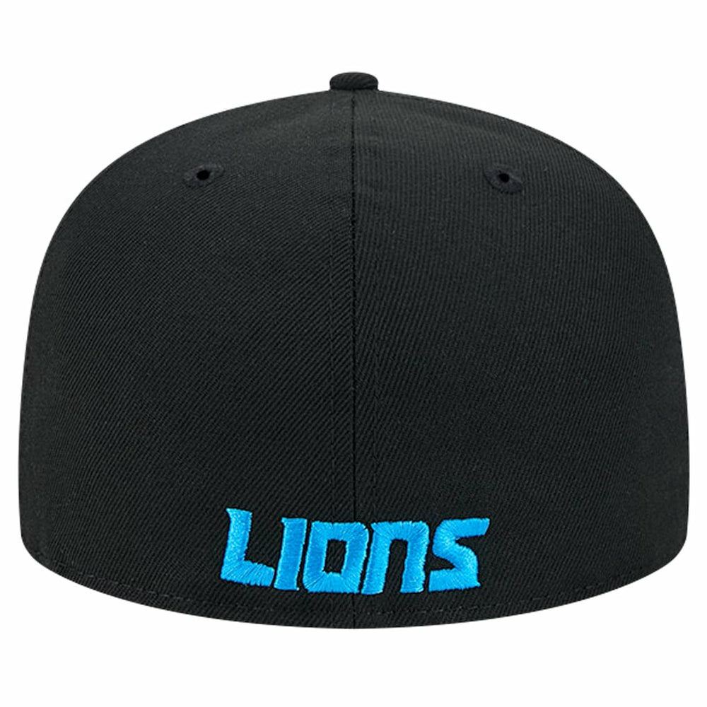 Detroit Lions New Era Flawless 59FIFTY Fitted Hat Black | NFL