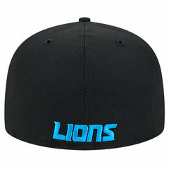Detroit Lions New Era Flawless 59FIFTY Fitted Hat Black | NFL