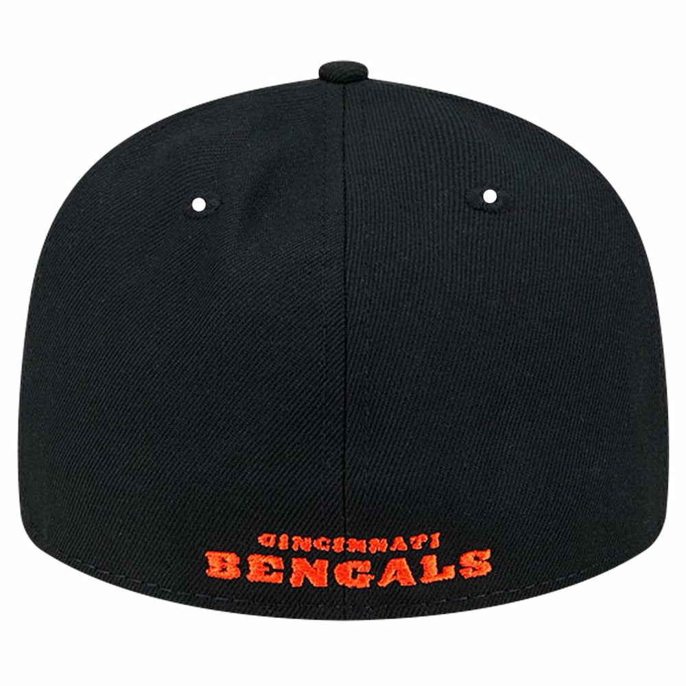 Cincinnati Bengals New Era Omaha Low Profile 59FIFTY Fitted Hat Black | NFL