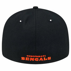 Cincinnati Bengals New Era Omaha Low Profile 59FIFTY Fitted Hat Black | NFL