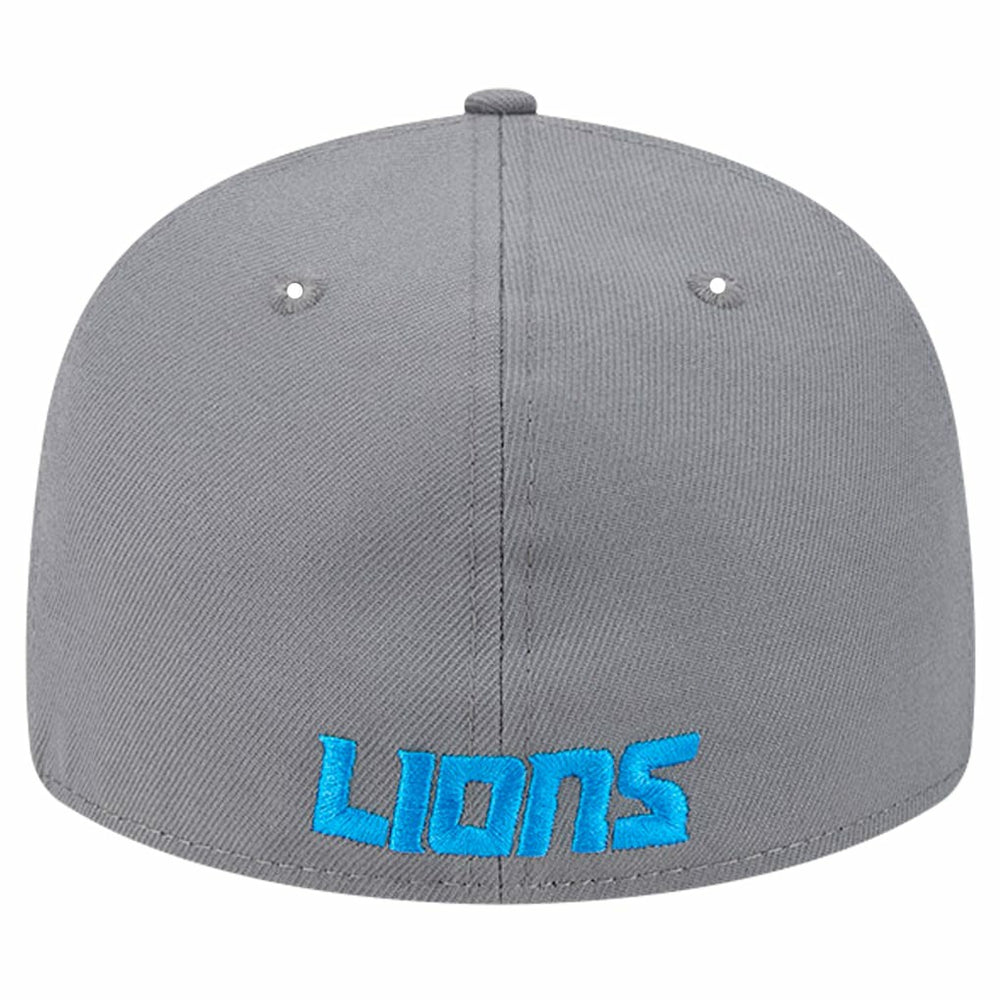 Detroit Lions New Era Omaha Low Profile 59FIFTY Fitted Hat Gray | NFL