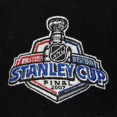 Anaheim Ducks Mitchell & Ness Core Top Spot Snapback Hat - Black - NHL