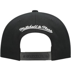 New Jersey Devils Mitchell & Ness Core Top Spot Snapback Hat - Black - NHL