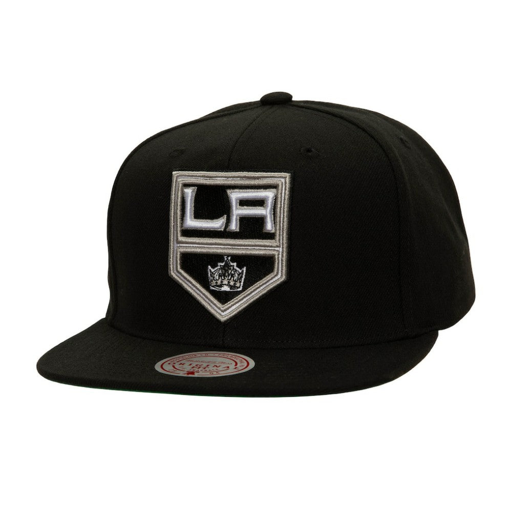 Los Angeles Kings Mitchell & Ness Core Top Spot Snapback Hat - Black - NHL