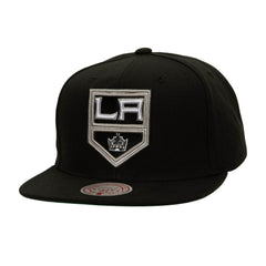 Los Angeles Kings Mitchell & Ness Core Top Spot Snapback Hat - Black - NHL