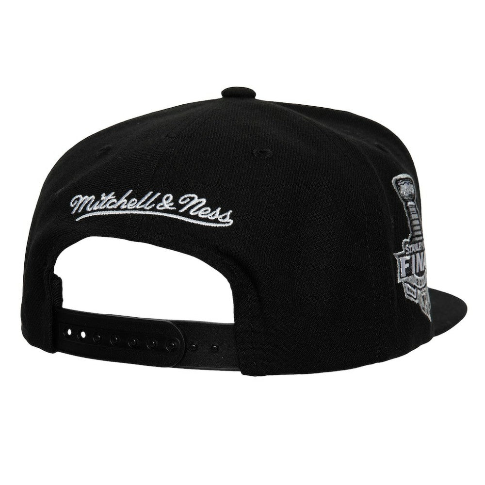 Pittsburgh Penguins Mitchell & Ness Core Top Spot Snapback Hat - Black - NHL