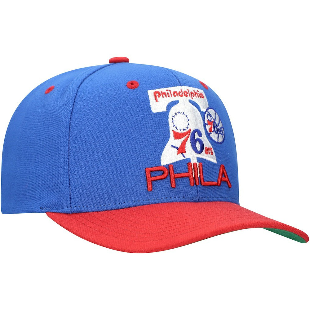 Philadelphia 76ers All In 2.0 Pro Crown Snapback Hat Royal - NBA