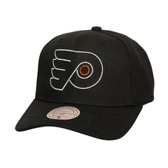 Philadelphia Flyers Mitchell & Ness Soul Strike Neon Logo Pro Crown Adjustable Hat - Black - NHL
