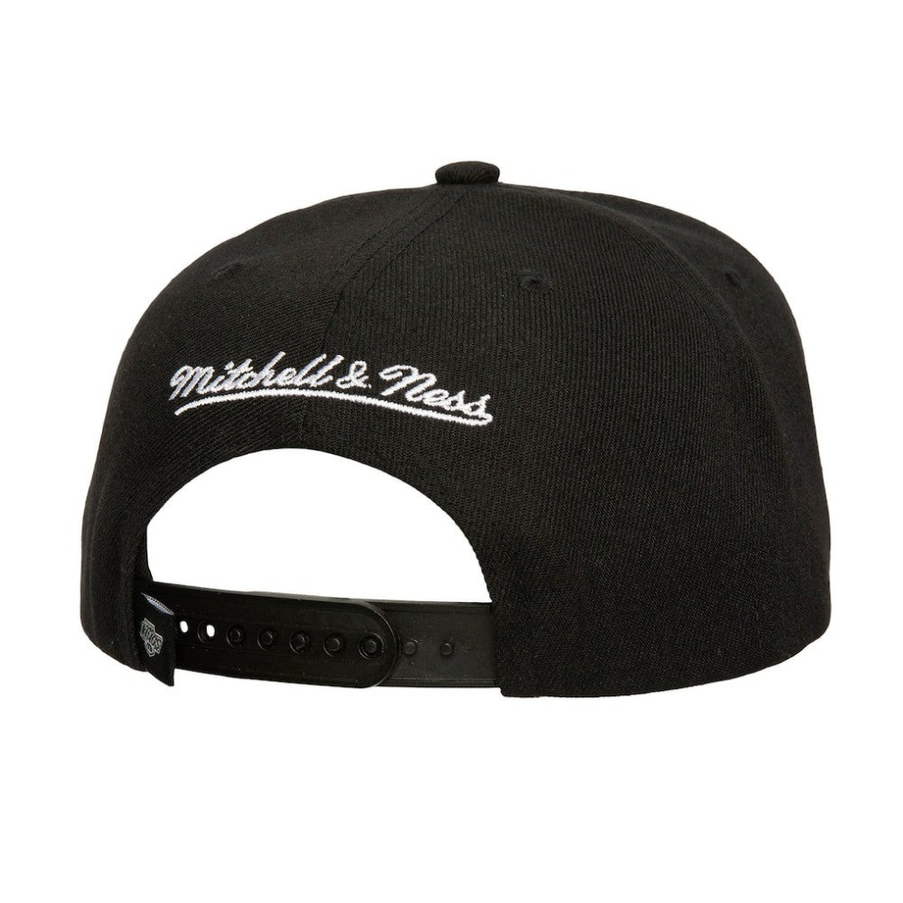 Los Angeles Kings Mitchell & Ness Soul Strike Neon Logo Pro Crown Adjustable Hat - Black - NHL