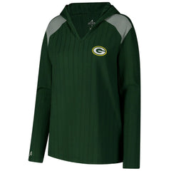 Green Bay Packers Antigua Women's Opulent Long Sleeve Hoodie T-Shirt Green | NFL