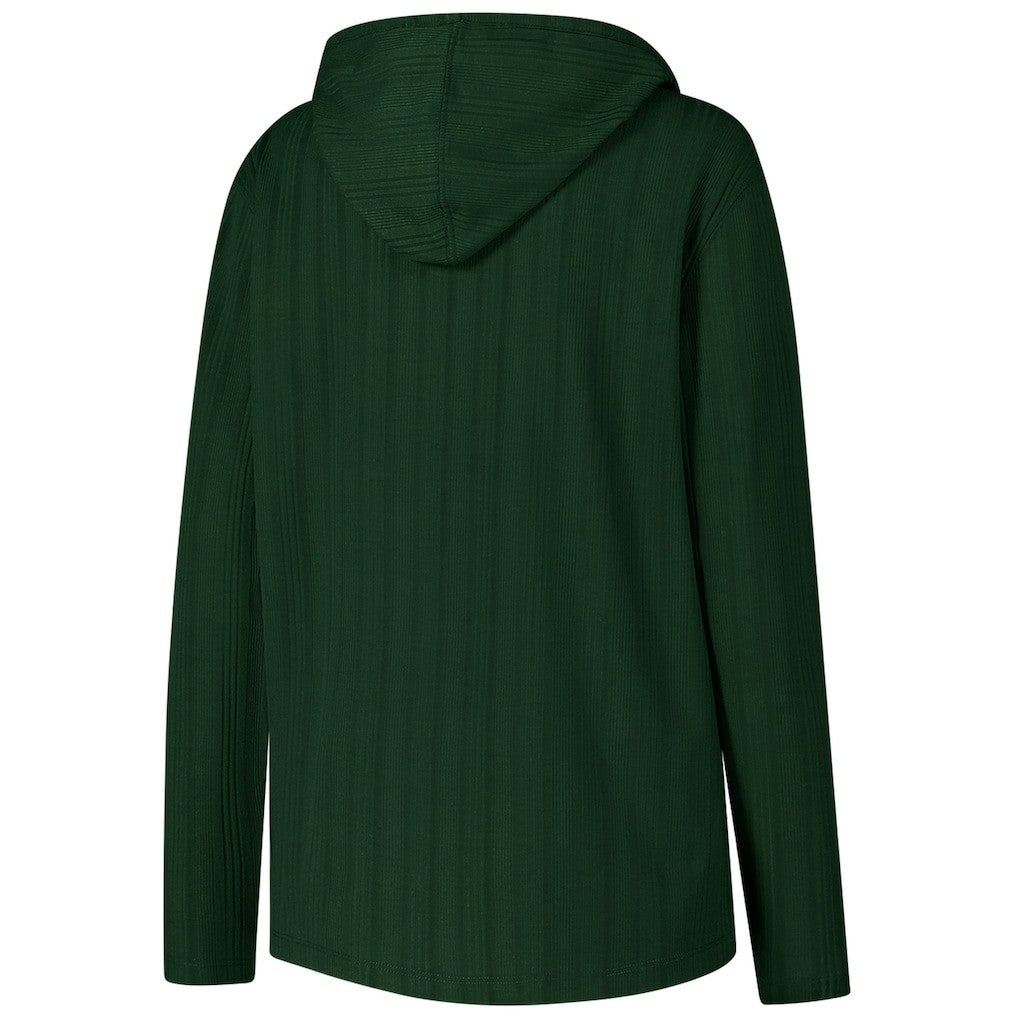 Green Bay Packers Antigua Women's Opulent Long Sleeve Hoodie T-Shirt Green | NFL