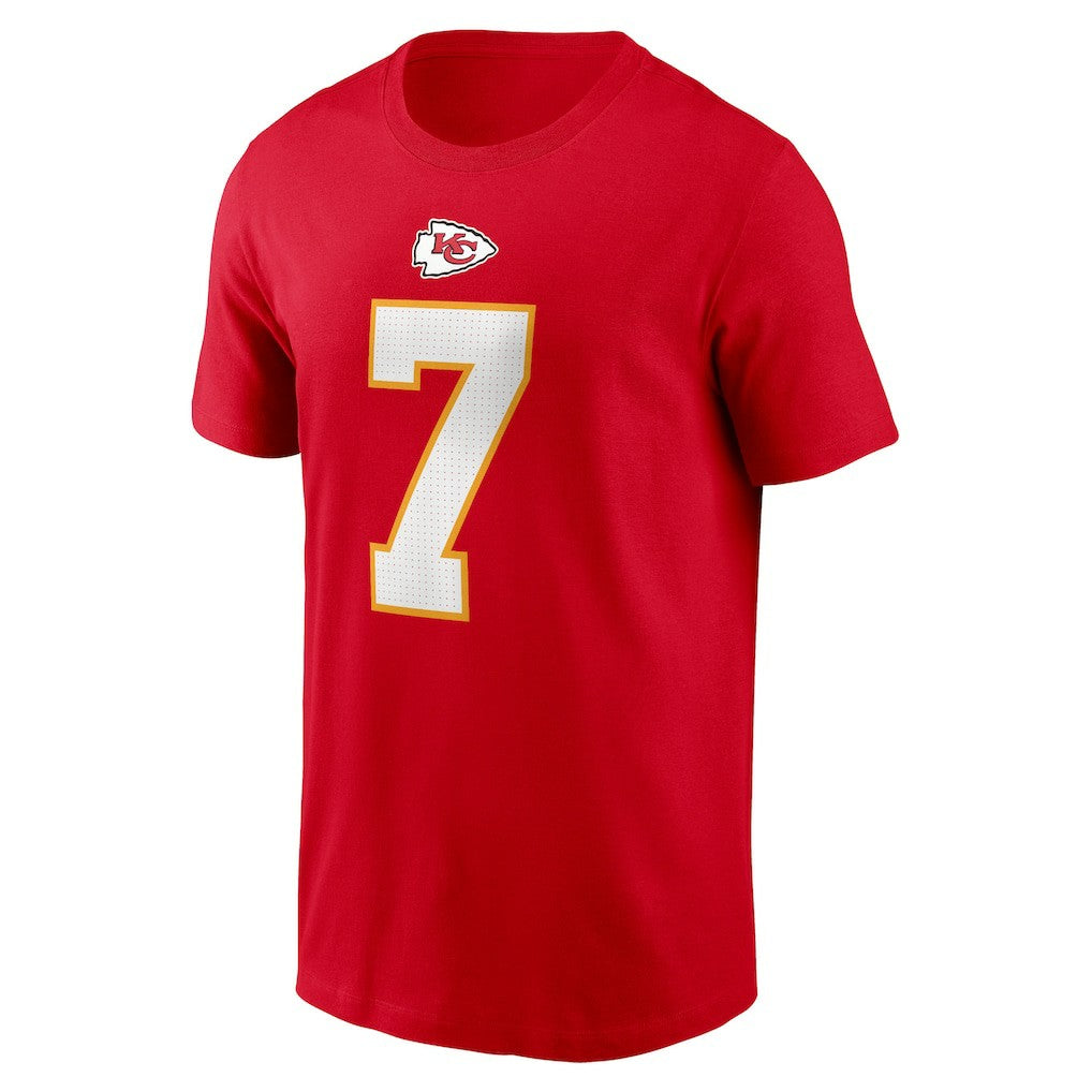 Harrison Butker Kansas City Chiefs Name & Number T-Shirt Red | Nike for Sale