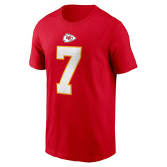 Harrison Butker Kansas City Chiefs Name & Number T-Shirt Red | Nike for Sale