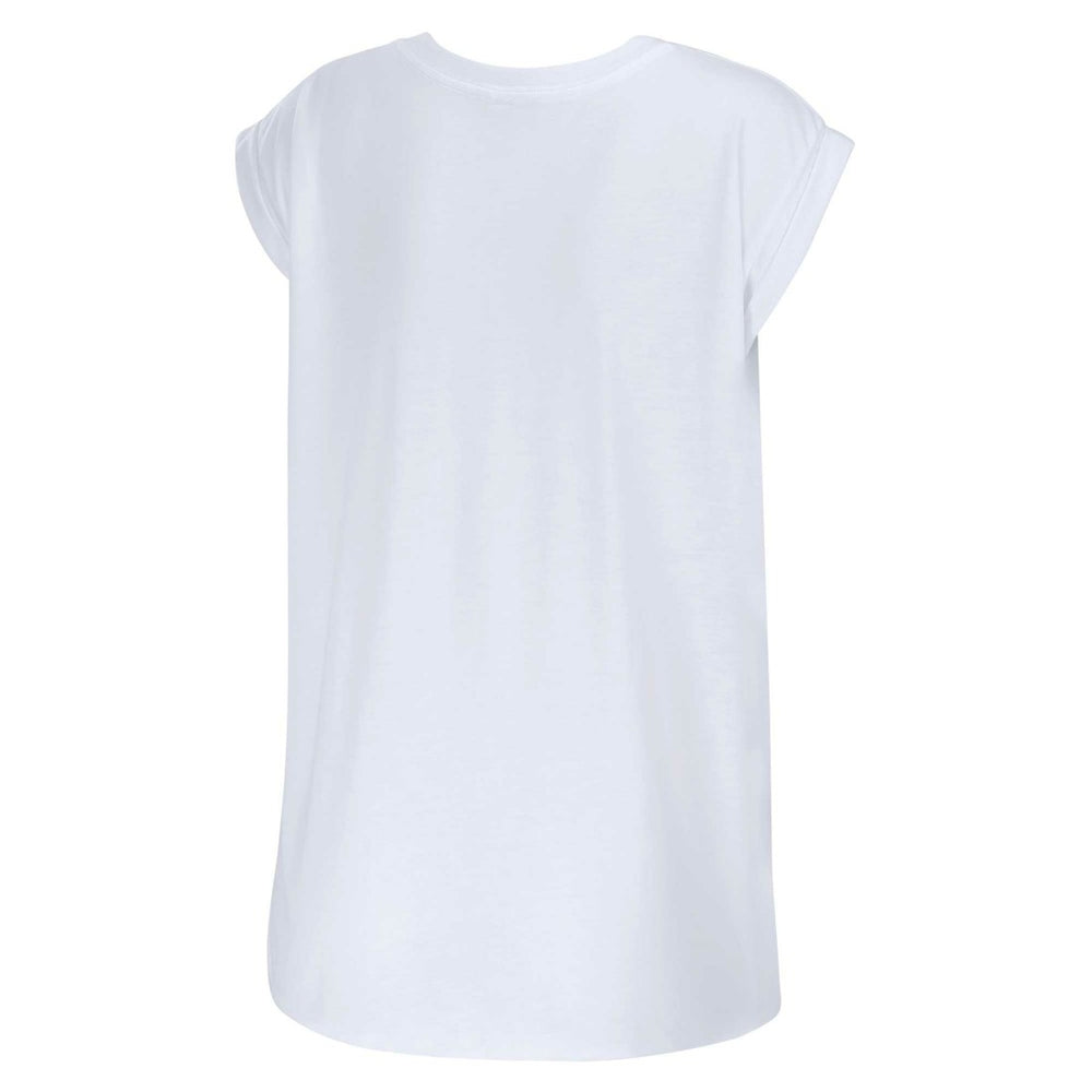 Dallas Cowboys WEAR by Erin Andrews Women's Checker Muscle Tank Top White | NFL