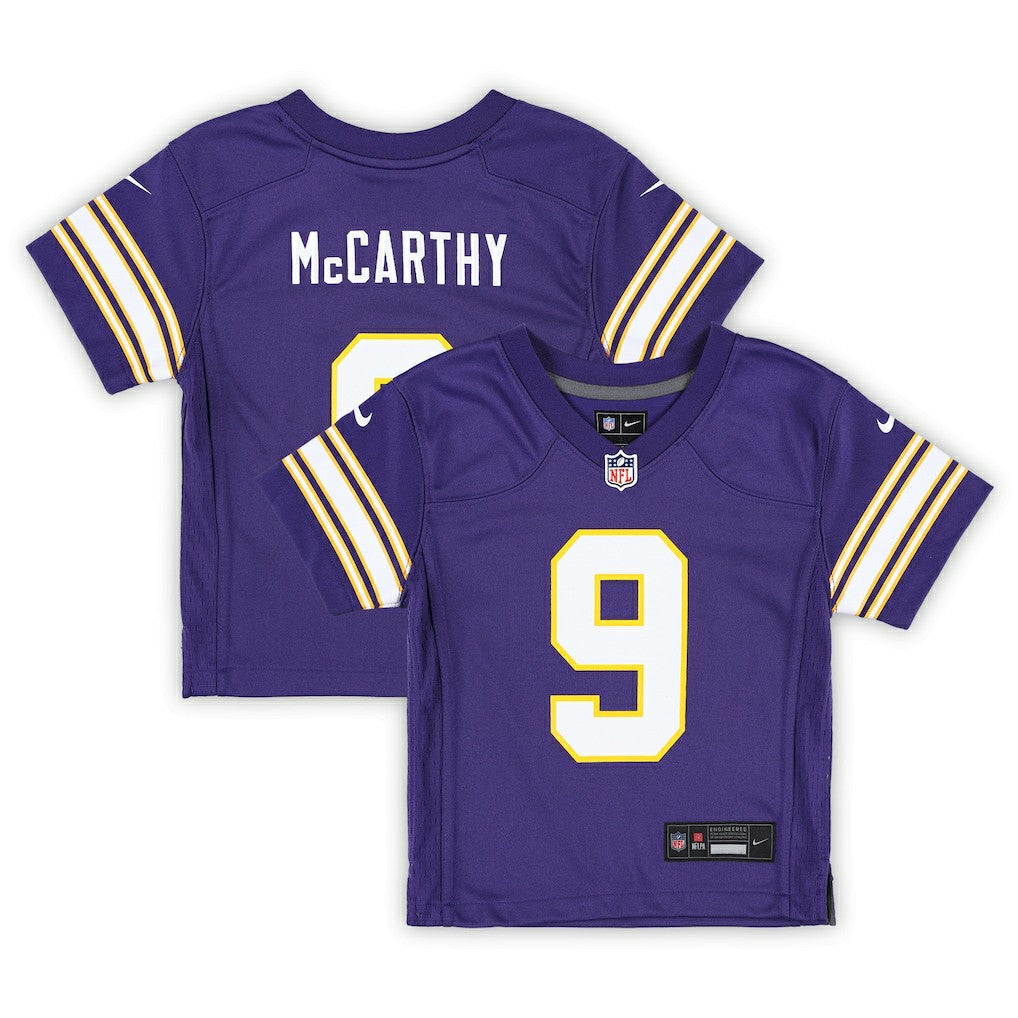 J.J. McCarthy Minnesota Vikings Preschool Classic Player Game Jersey Purple | Nike for Sale
