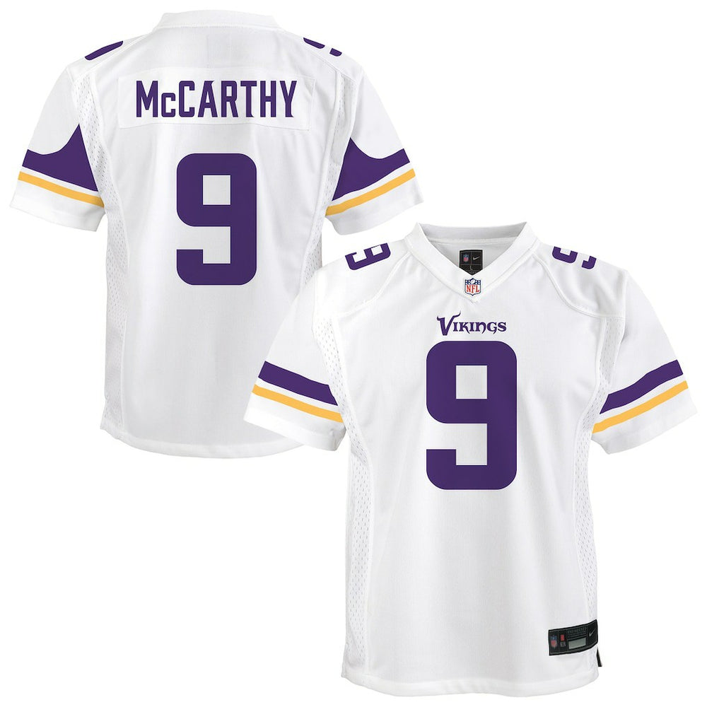 J.J. McCarthy Minnesota Vikings Youth Game Jersey White | Nike for Sale