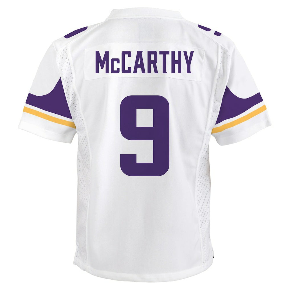 J.J. McCarthy Minnesota Vikings Youth Game Jersey White | Nike for Sale