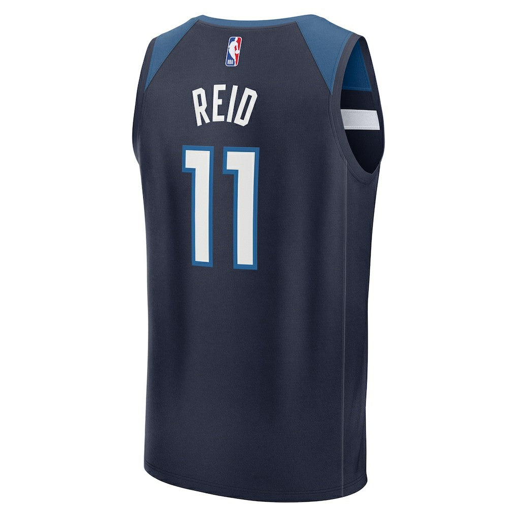 Naz Reid Minnesota Timberwolves Fast Break Replica Player Jersey Icon Edition Navy - NBA