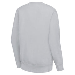 Detroit Lions G-III 4Her by Carl Banks Women's Leopard Heart Pullover Sweatshirt Heather Gray | NFL