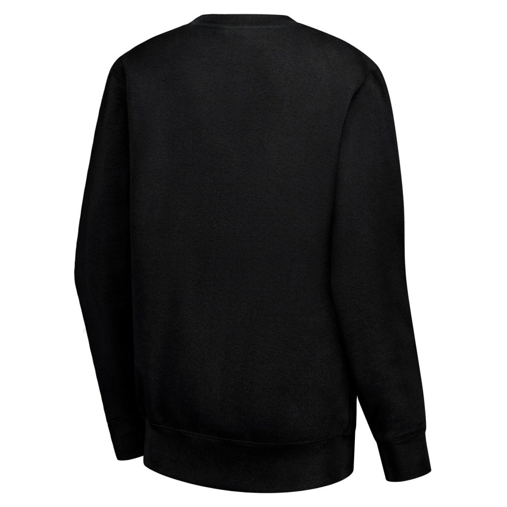 Detroit Lions G-III 4Her by Carl Banks Women's Leopard Heart Pullover Sweatshirt Black | NFL