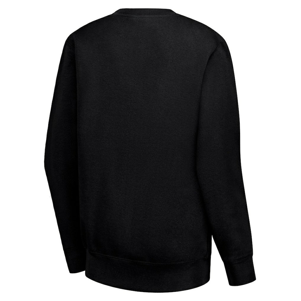 Green Bay Packers G-III 4Her by Carl Banks Women's Leopard Heart Pullover Sweatshirt Black | NFL