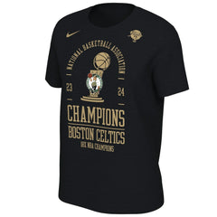 Boston Celtics Women's 18-Time NBA Finals Champions Locker Room T-Shirt Black - NBA