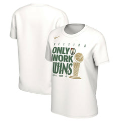 Boston Celtics Women's 2024 NBA Finals Champions Celebration Parade T-Shirt White - NBA