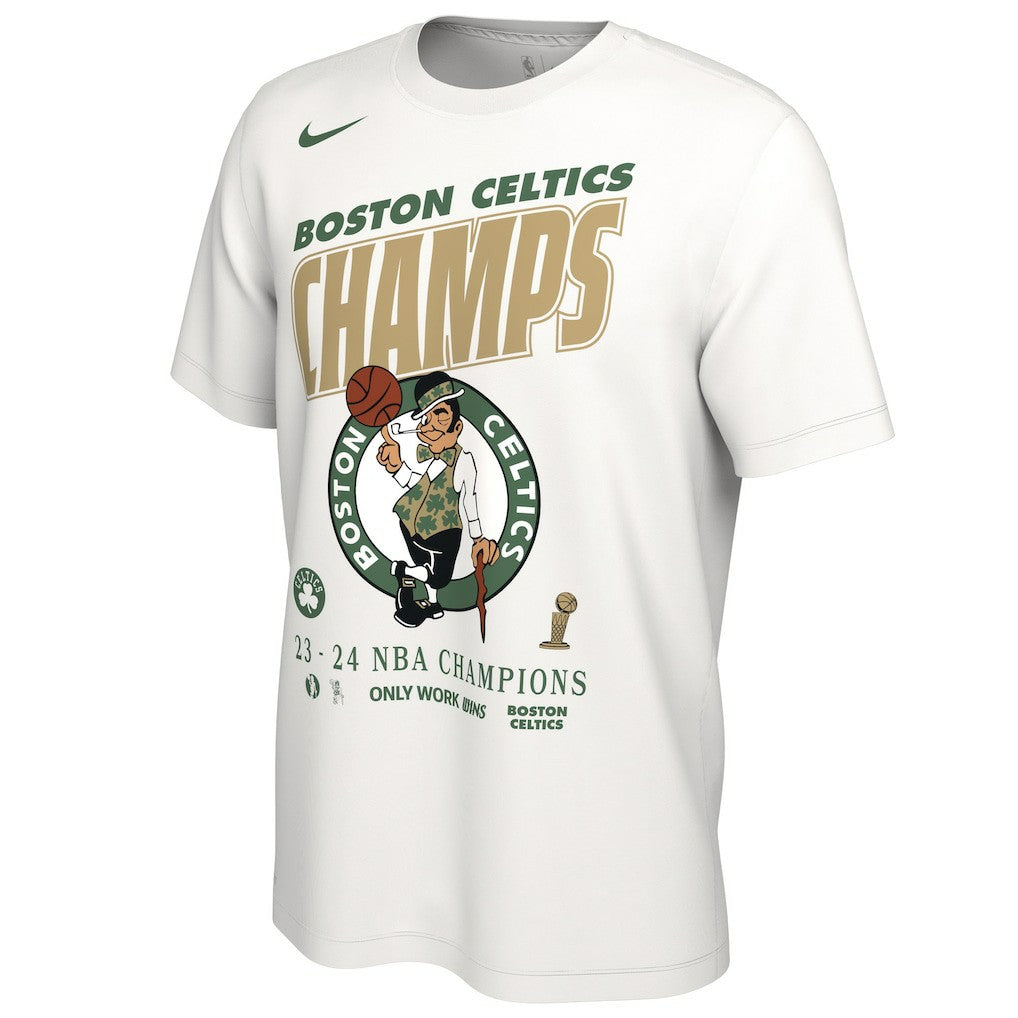 Boston Celtics 2024 NBA Finals Champions Celebration Roster T-Shirt White - NBA