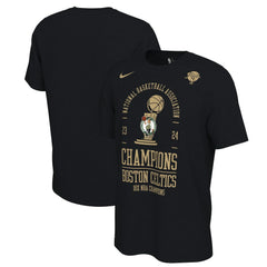 Boston Celtics 18-Time NBA Finals Champions Big & Tall Locker Room T-Shirt Black - NBA