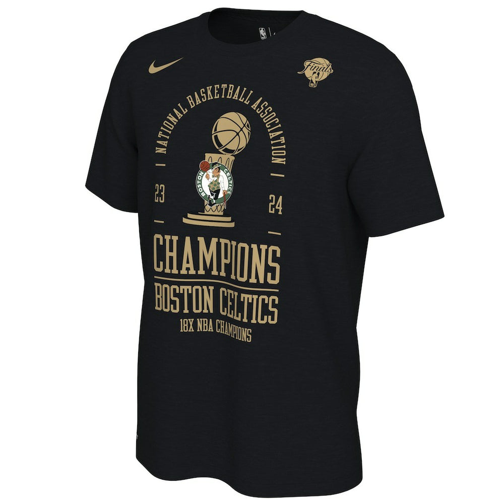 Boston Celtics 18-Time NBA Finals Champions Big & Tall Locker Room T-Shirt Black - NBA