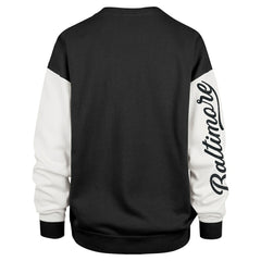 Baltimore Ravens '47 Women's Double Header Rise Andie Pullover Sweatshirt Black | 47 brand