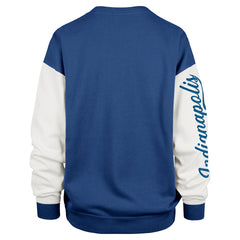 Indianapolis Colts '47 Women's Double Header Rise Andie Pullover Sweatshirt Royal | 47 brand