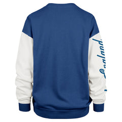 New England Patriots '47 Women's Double Header Rise Andie Pullover Sweatshirt Navy | 47 brand