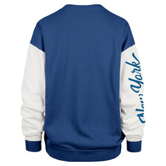 New York Giants '47 Women's Double Header Rise Andie Pullover Sweatshirt Royal | 47 brand