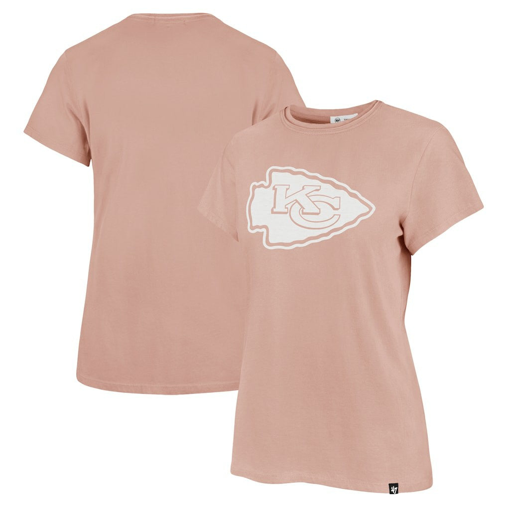 Kansas City Chiefs '47 Women's Premier Frankie T-Shirt Light Pink | 47 brand