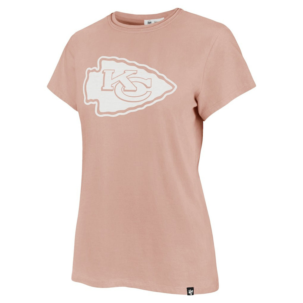 Kansas City Chiefs '47 Women's Premier Frankie T-Shirt Light Pink | 47 brand