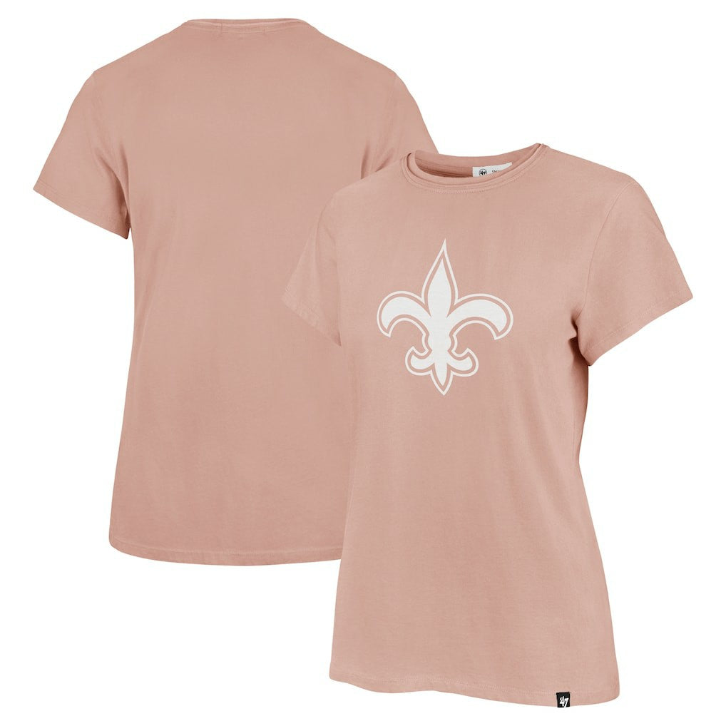 New Orleans Saints '47 Women's Premier Frankie T-Shirt Light Pink | 47 brand