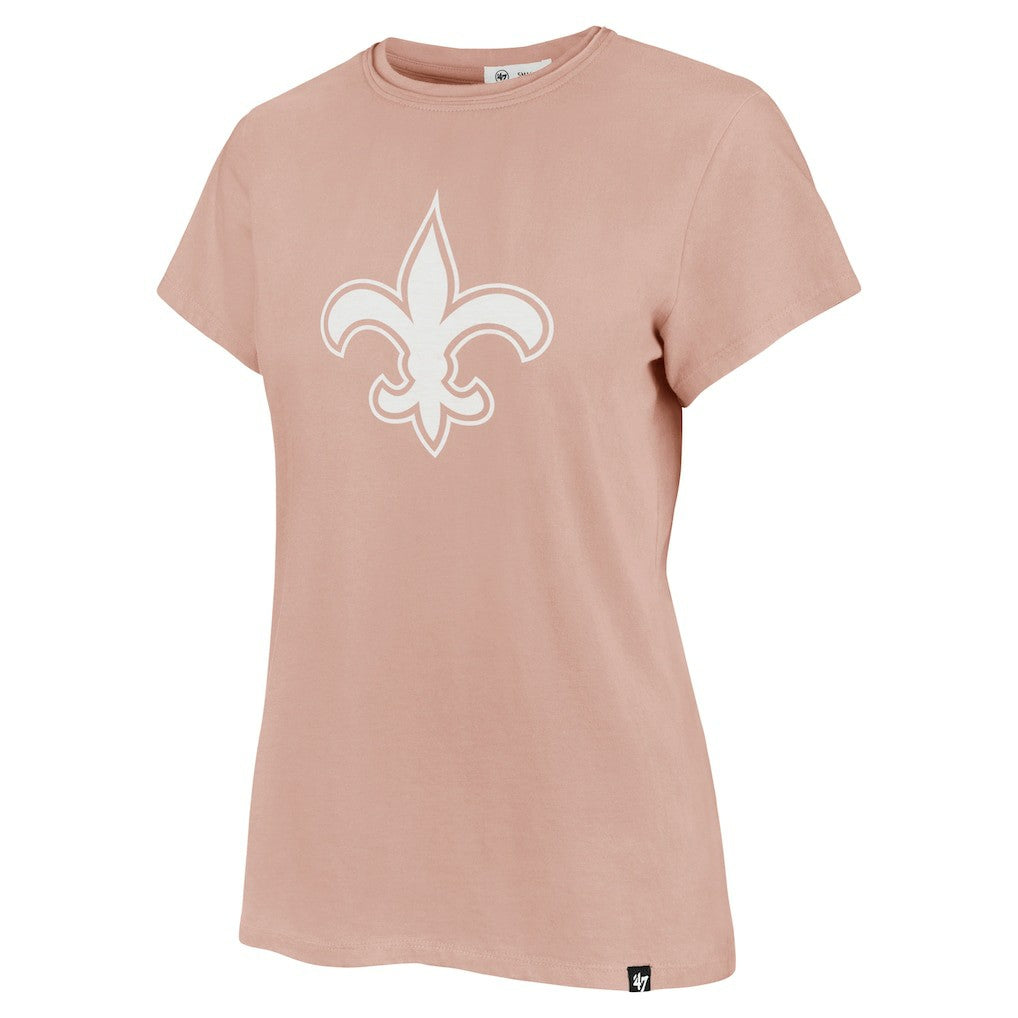 New Orleans Saints '47 Women's Premier Frankie T-Shirt Light Pink | 47 brand