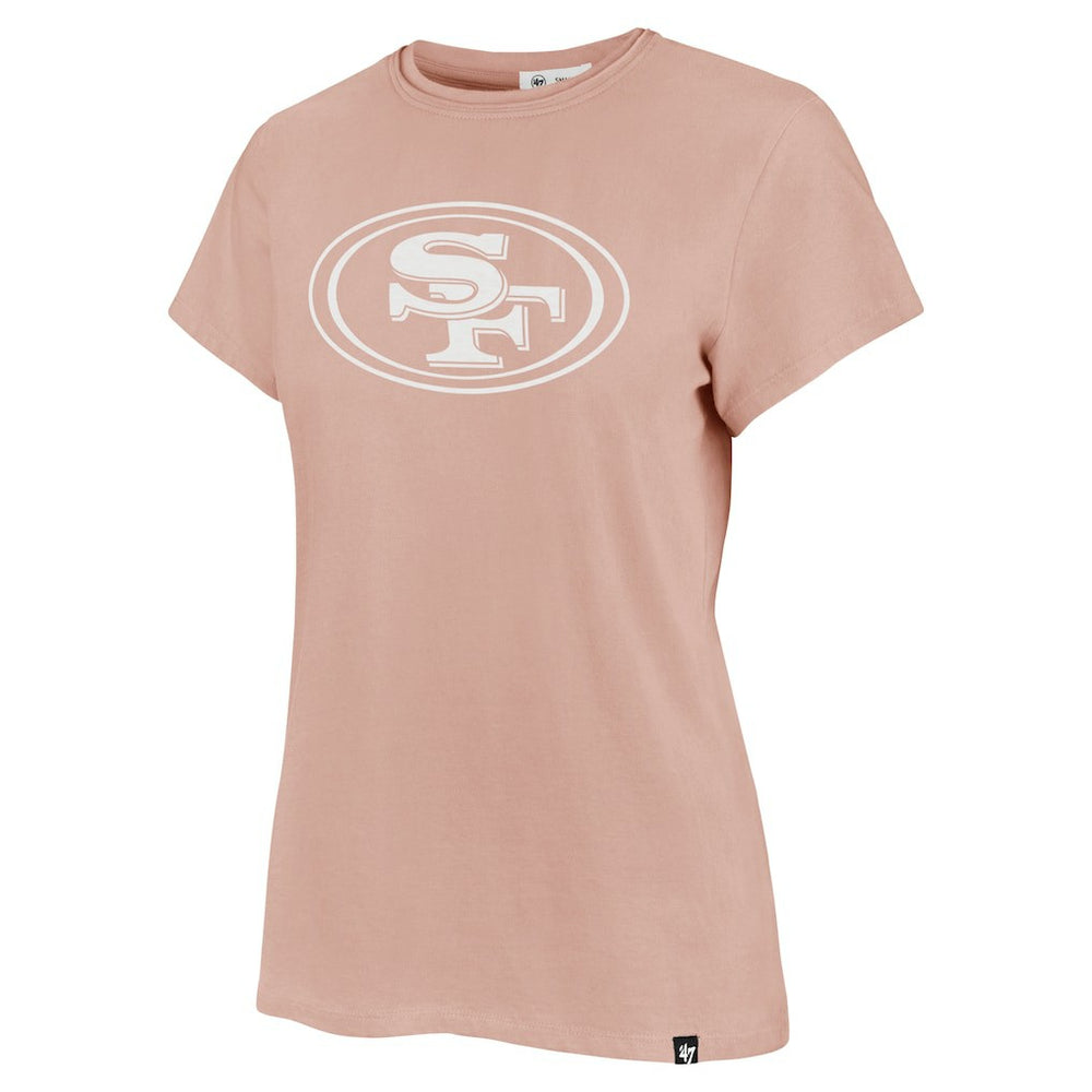 San Francisco 49ers '47 Women's Premier Frankie T-Shirt Light Pink | 47 brand