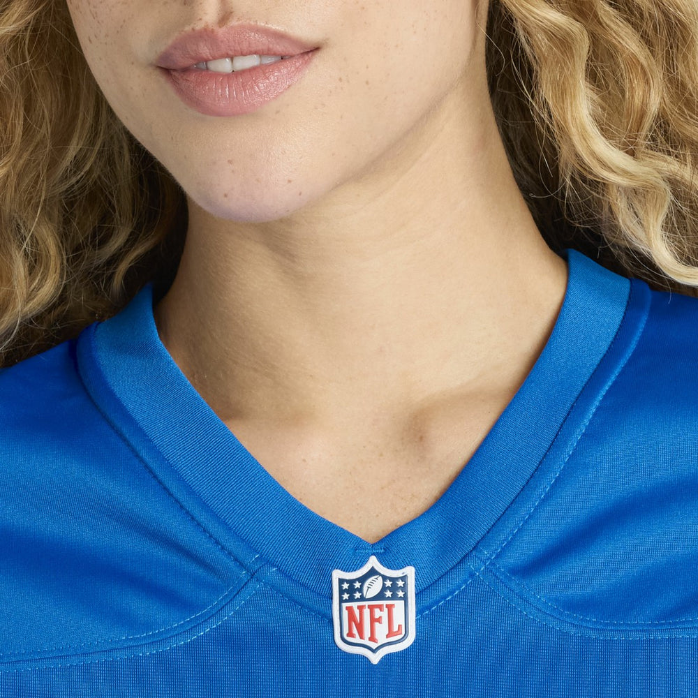 Isaac Ukwu Detroit Lions Women's Game Jersey Blue | Nike for Sale