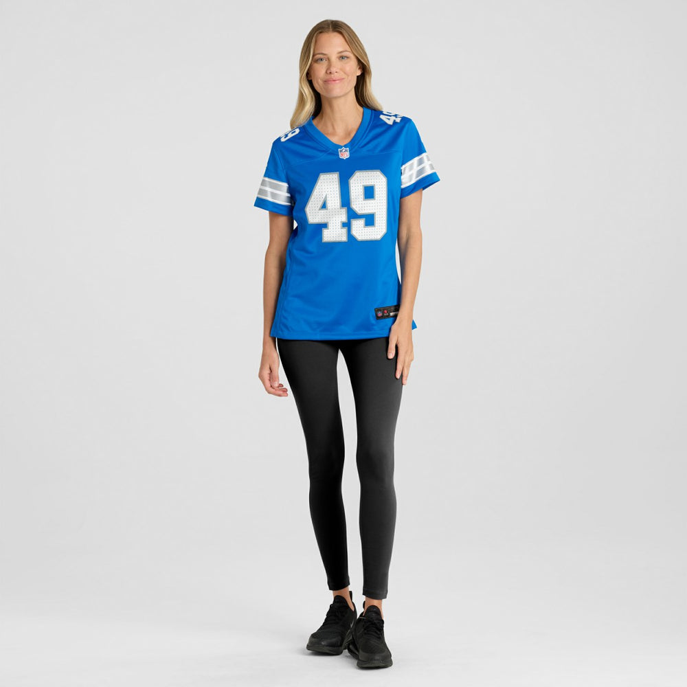 Hogan Hatten Detroit Lions Women's Game Jersey Blue | Nike for Sale