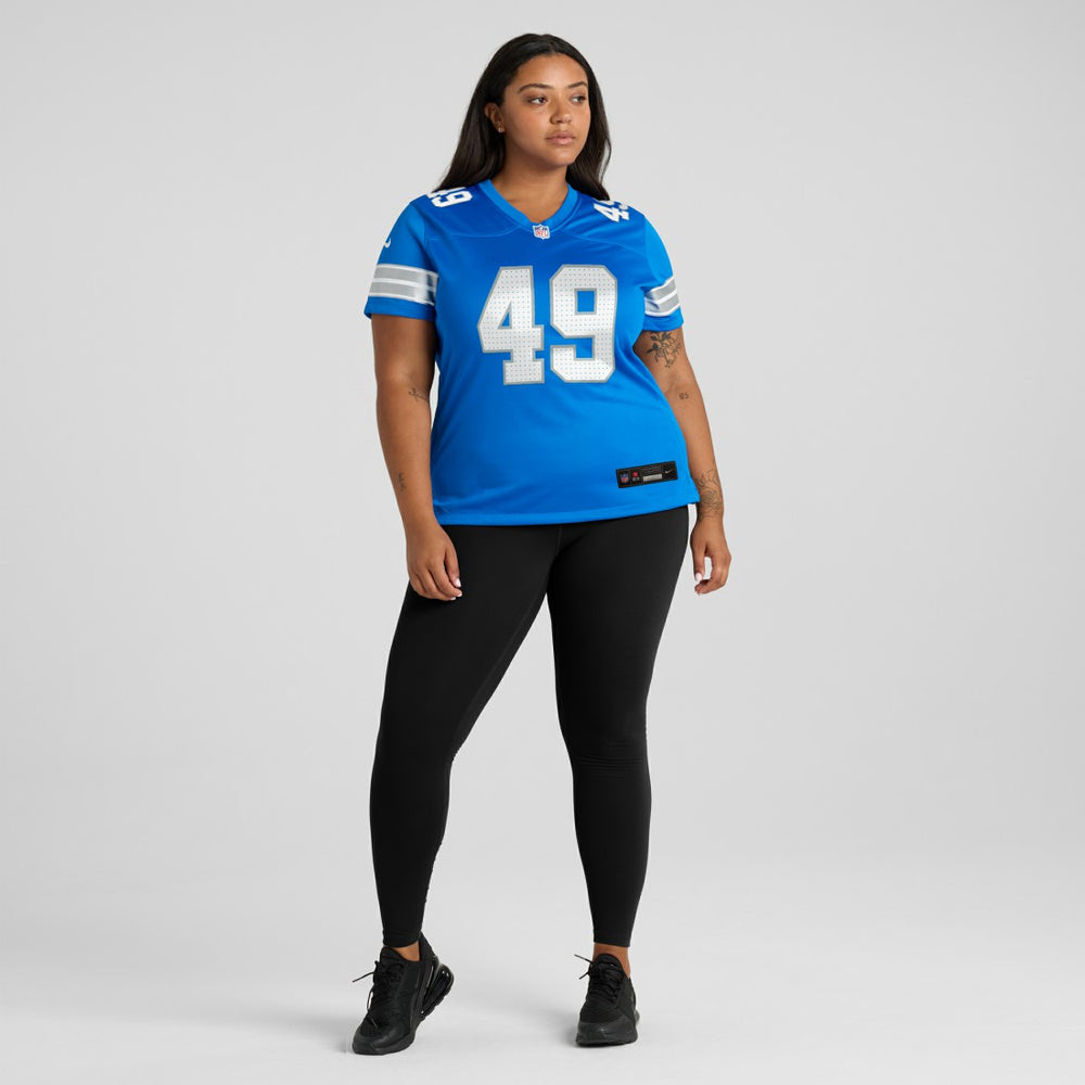 Hogan Hatten Detroit Lions Women's Game Jersey Blue | Nike for Sale